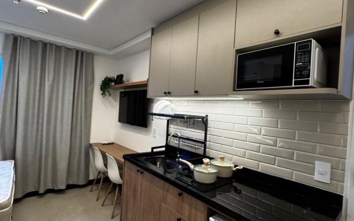 Em Vila Romana Studio montado Studio