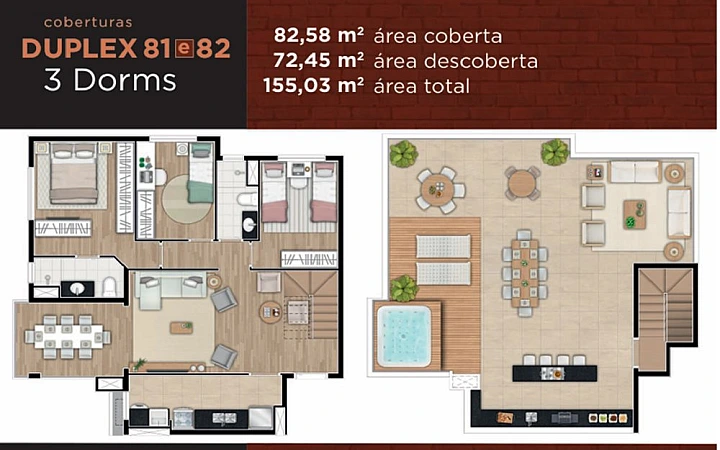 Cobertura Duplex