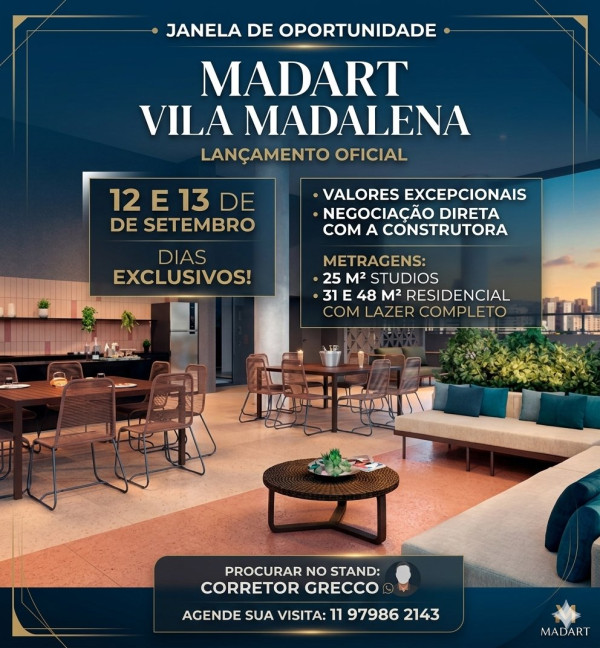 PROCURE NA RECEPÇÃO OU AGENDE VISITA COM GRECCO